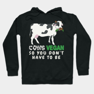 Vegan Cow Hoodie