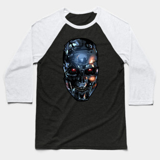 Terminator Head 2 Baseball T-Shirt