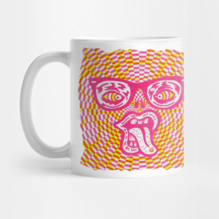 Psychedelic Rave Face Mug