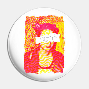 MDMA Rave Girl Pin