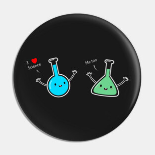 Funny Science & Chemistry T-Shirt Pin
