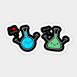 Funny Science & Chemistry T-Shirt Sticker