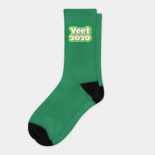 Yeet 2020 - Retro Green Socks