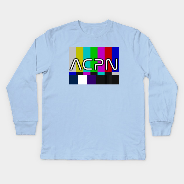 New ACPN Social Media Logo Kids Long Sleeve T-Shirt by Art Comedy Pop-Culture Network!