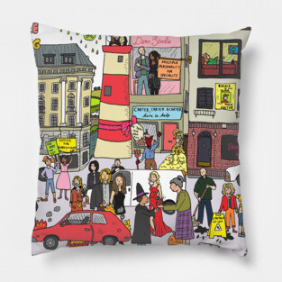 You're Wrong About Cityscape Pillow