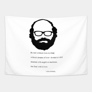 Allen Ginsberg  Quote Tapestry