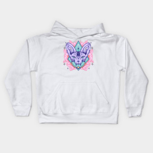 Sphynx door knocker Kids Hoodie