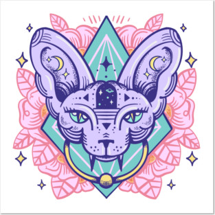 Sphynx door knocker Posters and Art