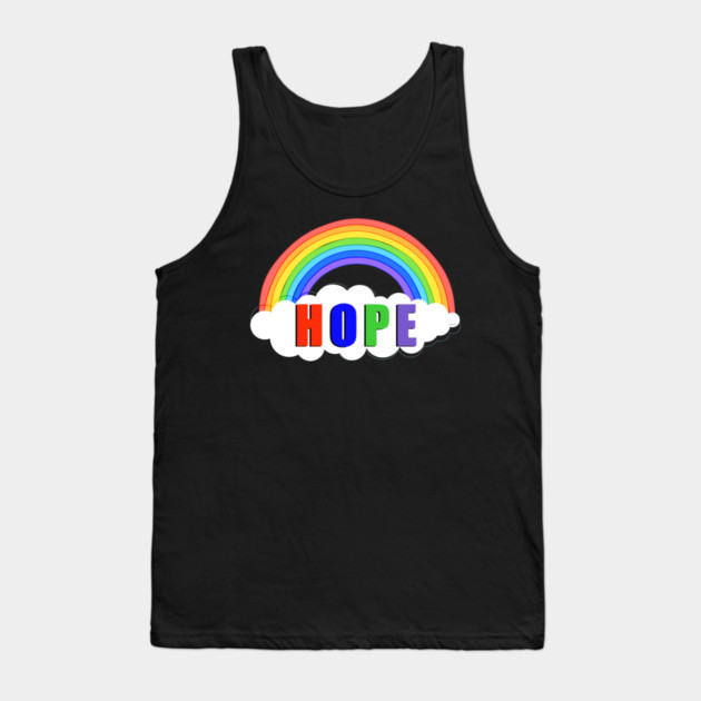 Hope Rainbow Stay Strong Stay Safe Solidarity Awareness Tank Top by creative