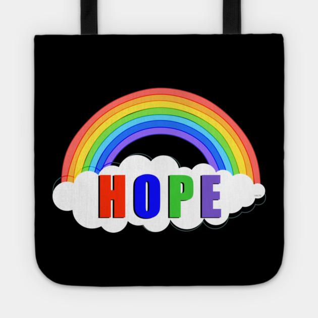 Hope Rainbow Stay Strong Stay Safe Solidarity Awareness Tote by creative
