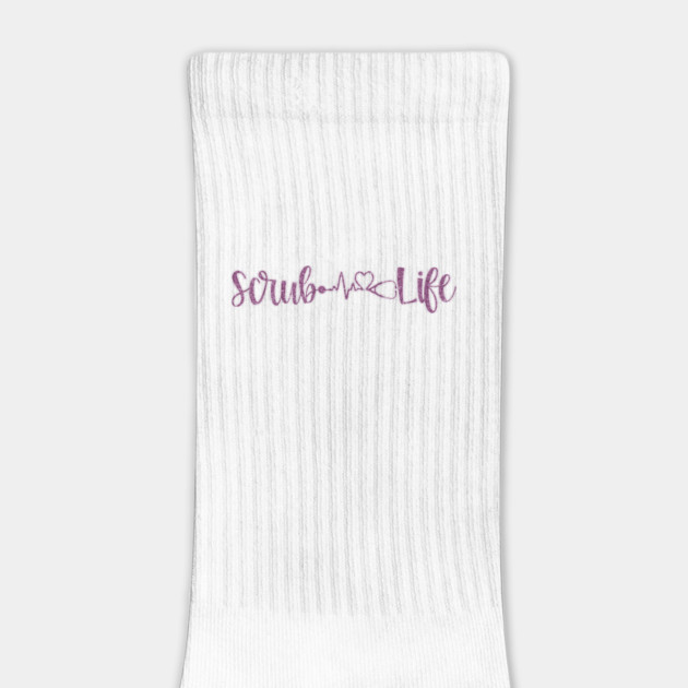 Scrub Life Nurse Script Heartbeat Gift by creative