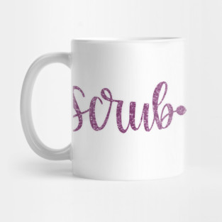 Scrub Life Nurse Script Heartbeat Gift Mug
