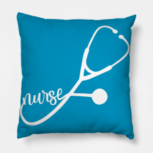 Stethoscope Nurse Script Gift Pillow