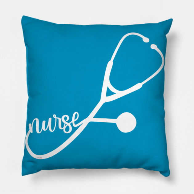 Stethoscope Nurse Script Gift Pillow by creative