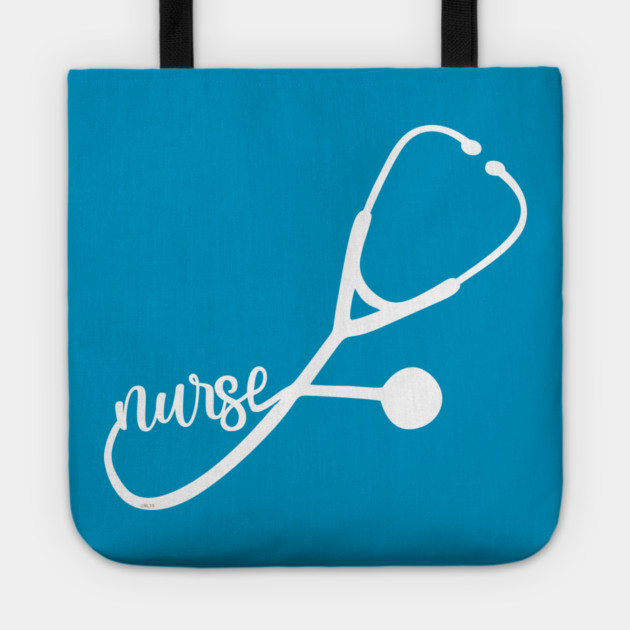 Stethoscope Nurse Script Gift Tote by creative