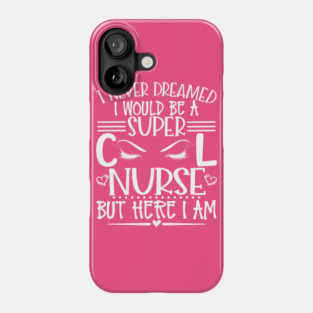 Super Cool Nurse with long Eye Lashes Gift Phone Case