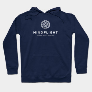 White Mind Flight Logo Hoodie