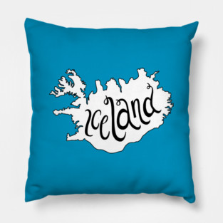 Iceland Outline Pillow