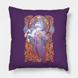 Lady Amalthea - The Last Unicorn Pillow
