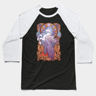 Lady Amalthea - The Last Unicorn Baseball T-Shirt