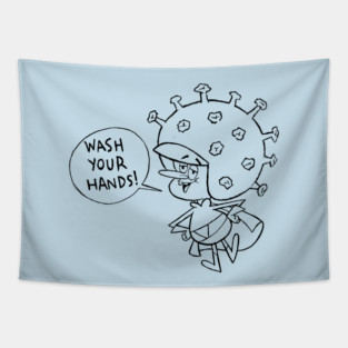 Wash Your Hands! Tapestry