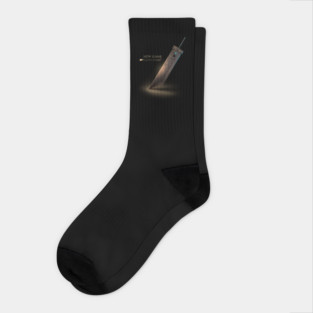 Continue playing - New Game Final Fantasy VII Title Screen - Video Game Socks