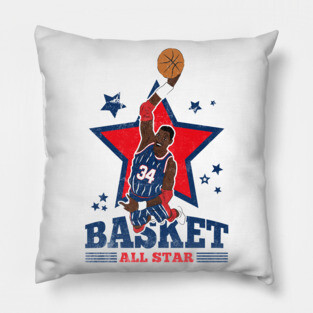 Olajuwon Basketball The Dream Houston 34 All Star Pillow