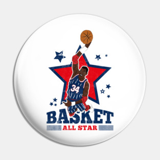 Olajuwon Basketball The Dream Houston 34 All Star Pin