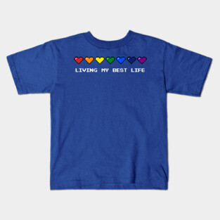 Living My Best Life Kids T-Shirt