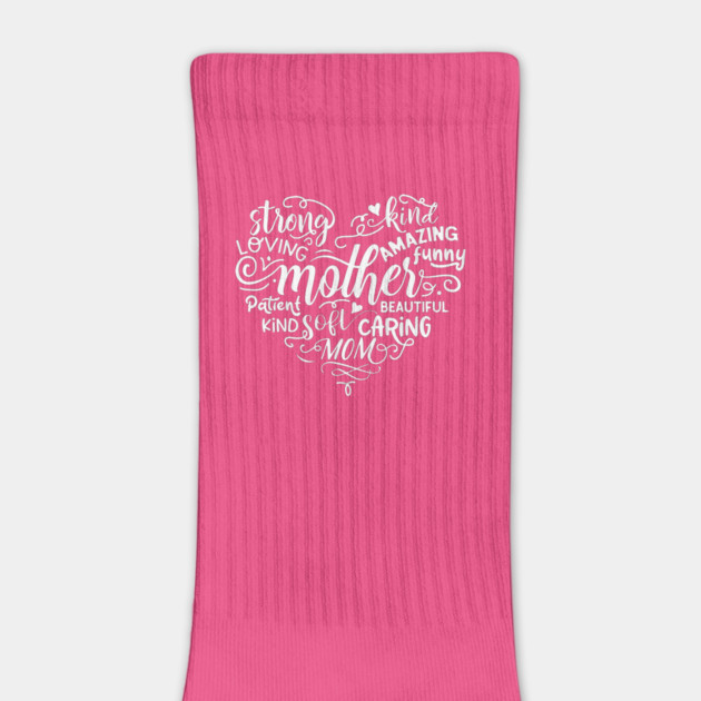 Heart mother Words Gift for mothers by creative