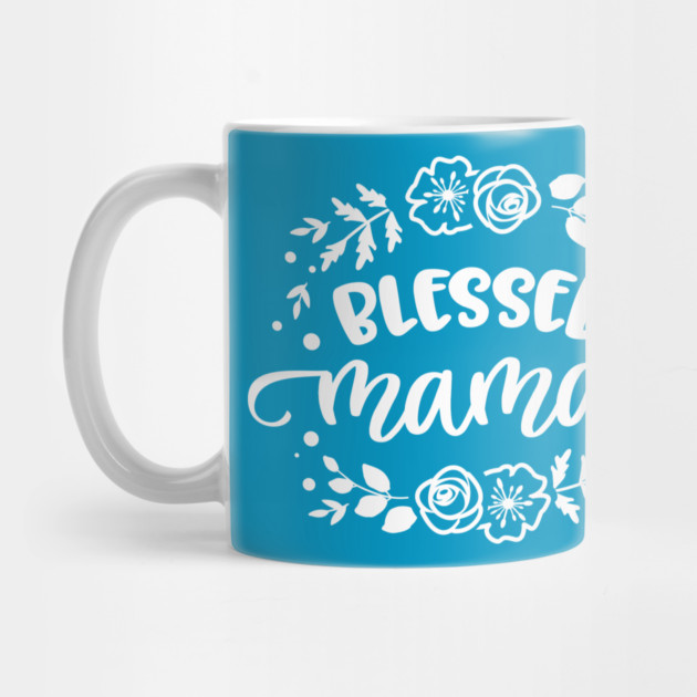 Blessed mama flower circle Gift for mothers by creative