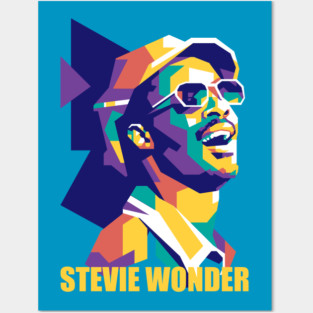 Stevie Wonder Popart Posters and Art