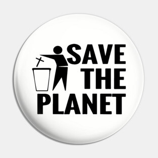 Save The Planet Atheist Funny Atheism Tee Gift For Atheist Agnostic Atheist Gift Atheist Pin