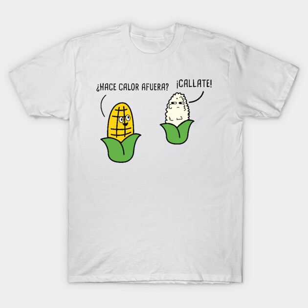 Hace Calor Afuera Spanish Pun Spanish Teacher T-Shirt TeePublic