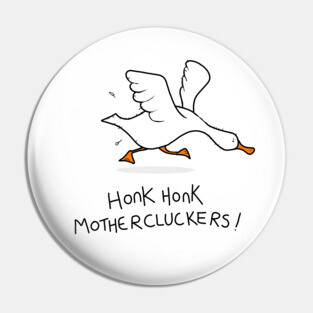 Grumpy Goose Pin