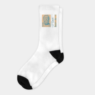 Plato / Retro Aesthetic Design Socks