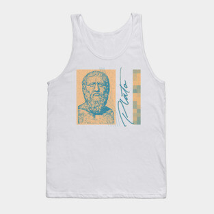 Plato / Retro Aesthetic Design Tank Top