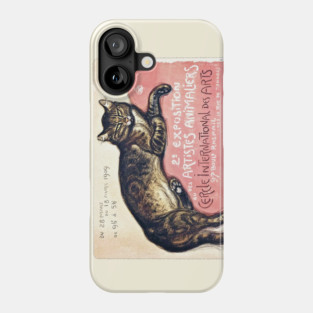 Animal Artists Exhibition Poster Phone Case
