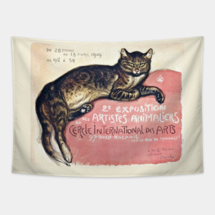 Animal Artists Exhibition Poster Tapestry