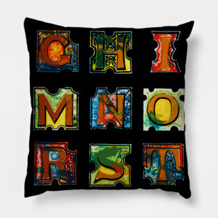 Alphabet Pillow