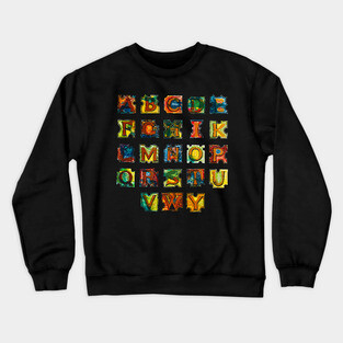 Alphabet Crewneck Sweatshirt