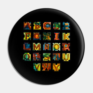 Alphabet Pin