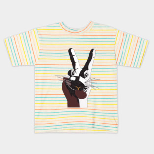 Rabbit Hand Kids T-Shirt