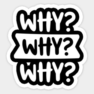 Funny Kid’s Why Why Why Design Magnet