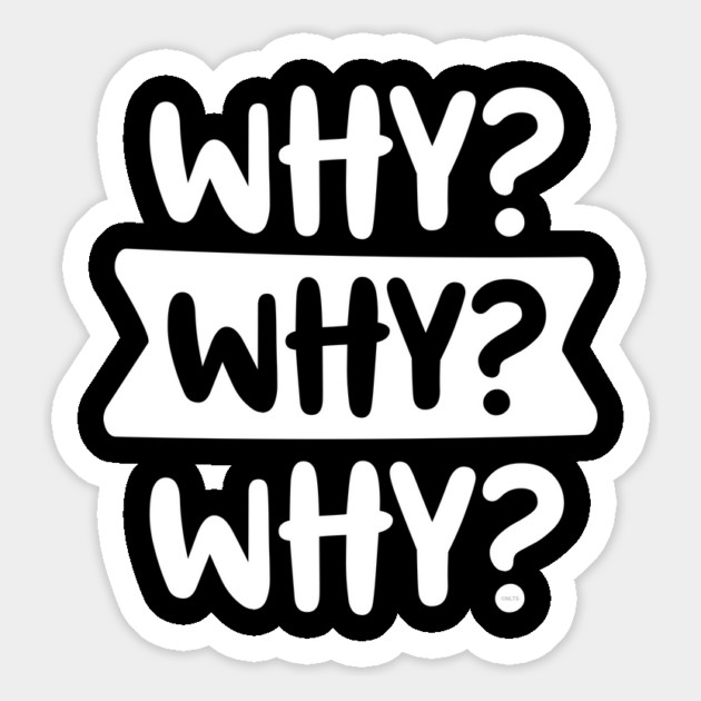 Funny Kid’s Why Why Why Design Magnet by creative