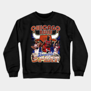 Chicago Bulls Three Peat Vintage Repro Crewneck Sweatshirt