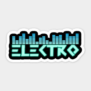 Electro Music Sticker