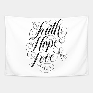 Faith, hope, love Tapestry