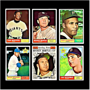 1961 MLB Legends Posters and Art