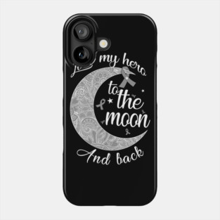 love brain cancer to the moon Phone Case